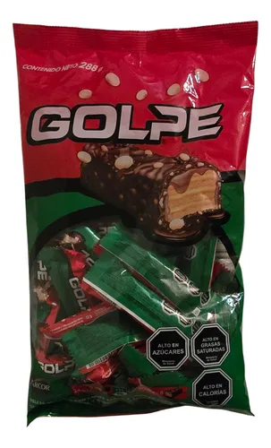 Oblea Golpe Chocolate 288grs (24 Unids De 12grs C/u) Bolsa