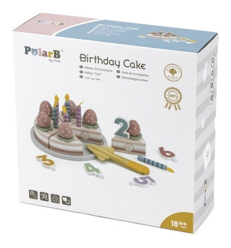 Torta De Cumpleaños De Madera Para Niños Viga Polar B