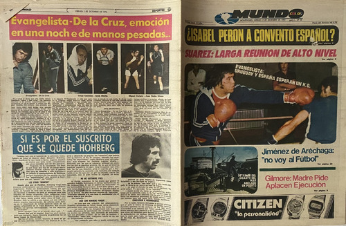 Mundocolor Nº 34 Diario, Dic 1976, Alfredo Evangelista, Ex4