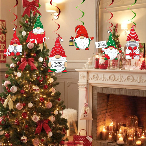 Z Colgante Navideño Espiral Decoración Navideña 2023