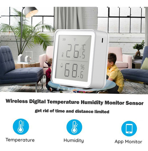 Sensor De Temperatura Y Humedad Wifi Alexa