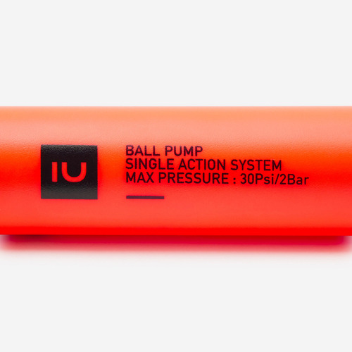 Bomba Para Inflar Balones De Acción Simple Essentiel Kipsta Color Naranja