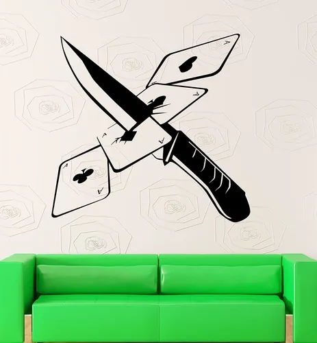 Vinilo Adhesivo Decorativo Pared Sticker Poker 58x58cms