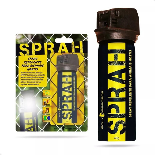 Spray Repelente Sprah Contra Animais Hostis Selvagens 40g