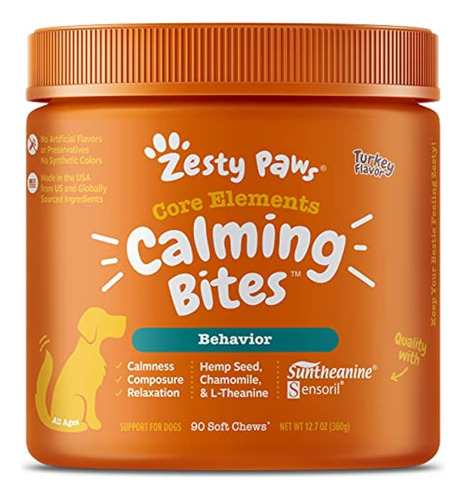 Zesty Paws Tratamientos De Calmante Para Perros