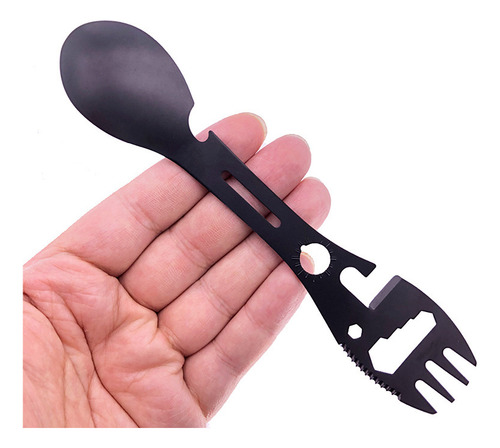 Tenedor Cuchara Y Cuchillo Multifunción Para Camping 8012
