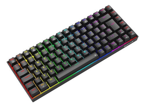 Teclado Redragon Phantom K629-rgb Mecânico 75% Com Sw Brown Cor De Teclado Preto Idioma Português Brasil
