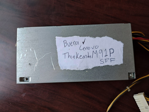 Fuente De Poder Lenovo Thinkcentre M91p Sff Plateado (Usado)