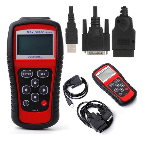 Maxiscan Ms509 Lcd Obd2 Eobd Coche Auto Código Lector