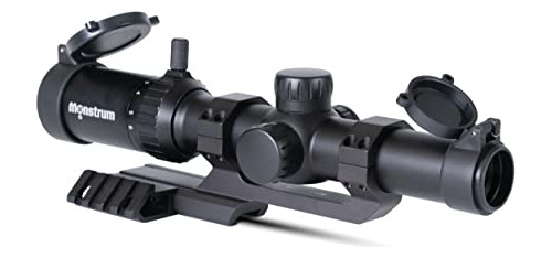 Monstrum Alcance De Rifle Lpvo De 1-6x24 Con Soporte De Punt