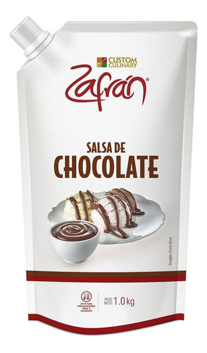 Salsa Chocolate Bolsa 1000g Zafran - g a $24