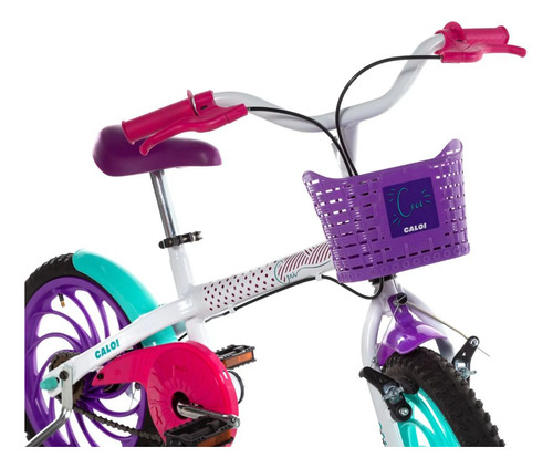 Kit Bicicleta Infantil Aro 16 Ceci (2022) Com Capacete Rosa