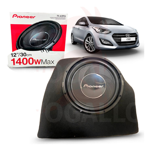 Kit Subwoofer Pioneer I30 2013 À 2017 12 Polegadas Esquerdo