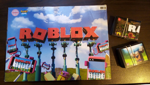 Álbum Roblox Casi Completo Con Varias Figuritas A Pegar (Usado)