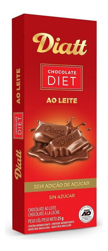 Chocolate Ao Leite Diatt Diet 25g