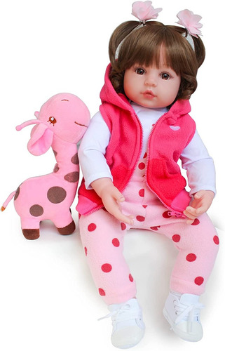 Imagen 4 de 5 de Muñeca Realista Reborn 47cm