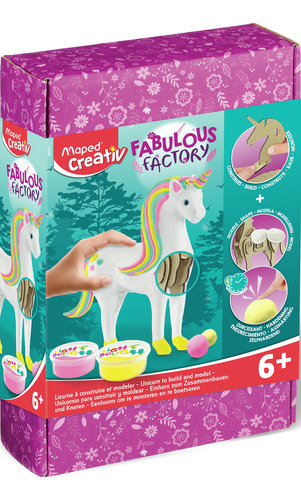 Maped Fabulous Factory Unicornio 3d Madera Con Masa Oferta!!