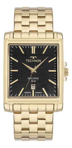 Relógio Technos Masculino Executive Dourado 2115nda/1p
