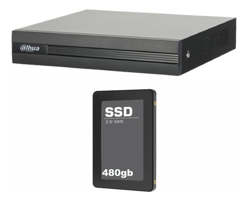 Dvr Xvr Seguridad Dahua 4ch 5mp 1080p Full Hd + Disco 500gb