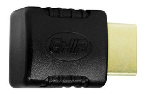 Adaptador Ghia Tipo Codo Hdmi Hembra a HDMI Macho Color Negro Modelo ADAP-6