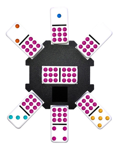 Juego De Mesa Novelty Domino Doble 9 Con 55 Fichas