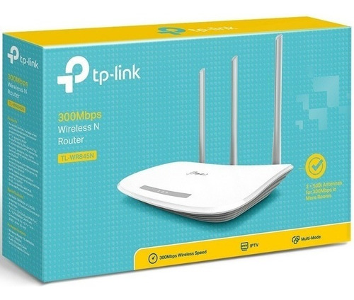 Router Tp-link Fast Ethernet Tl-wr845n 300mbit 2.4ghz 3ant