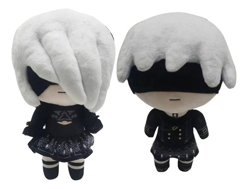 2pcs Nier Automata 2b 9s Peluche Muñeca Niños Navidad Regalo