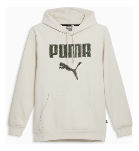 Sudadera Puma Hoodie Logo Bordado Artificial Capucha Hombre