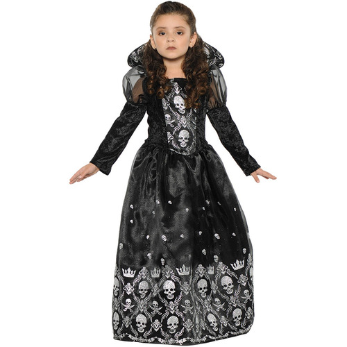 Disfraz Para Niña Princesa Oscura Talla S (4-6) 