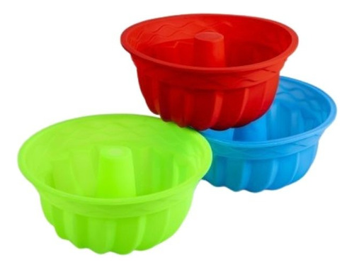 Set X2 Flanera + Tartera Silicona Molde Flan Horno Microonda