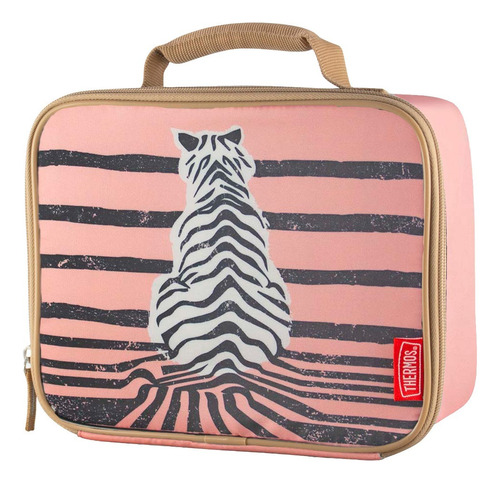 Lonchera Soft Lunch Tigre-thermos Color Rosa Tigre