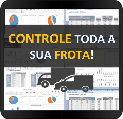 Planilha Controle De Frota Com Gráficos E Relatórios