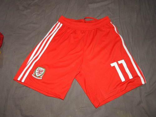 Short adidas Seleccion Gales Rojo Talle S Bale 11