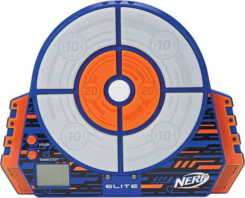 Objetivo digital Nerf Ner0156 Elite Strike Score para niños, color gris, objetivo digital de ataque y puntuación