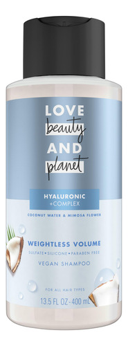 Champú Love Beauty And Planet Weightless Volume 400 Ml