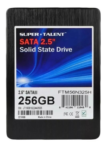 Imagen 3 de 4 de Disco Sólido Interno Super Talent Teranova Ftm56n325h 256gb