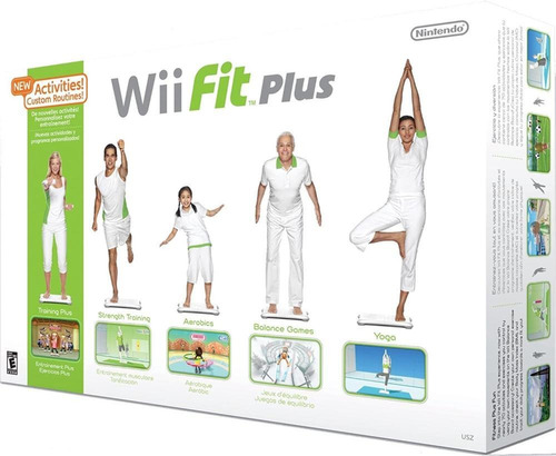 Jogo Wii Fit Plus Usado Com Balança Original Nintendo Wii
