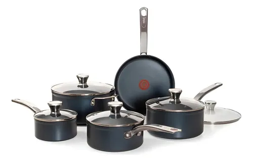 Jogo De Panelas Tefal Platinum 5 Peças Azul Azul