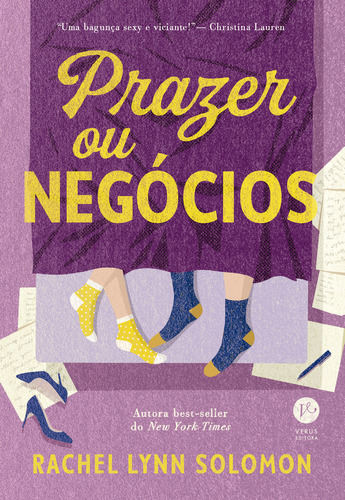 Prazer ou negócios, de Rachel Lynn Solomon. Editora Verus, capa mole, edição 1 em português, 2024