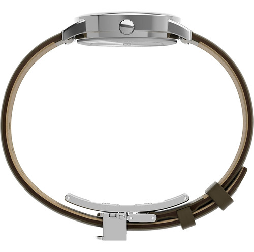 Reloj Timex Easy Reader Para Mujer De 30 Mm - Correa Marrón,
