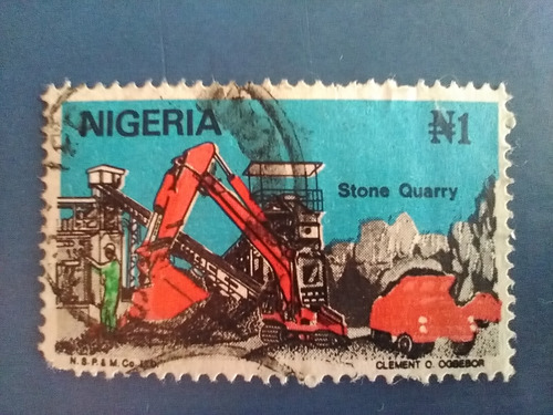 Estampillas De Nigeria En Construcción O Destrucción?? (Usado)