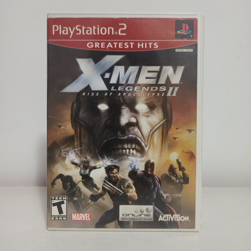 Xmen Legends 2: Rise Of Apocalypse - Ps2 - Fisico Usado (Usado)