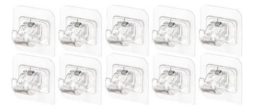 4 Soportes De Barra De Cortina Hardware Puertas Transparente