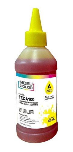 Botella Tinta Amarillo Dye - Colorante 100 Ml. Epn