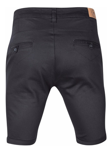 Imagen 2 de 3 de Bermudas Hombre Gabardina Elastizada - Quality Import Usa