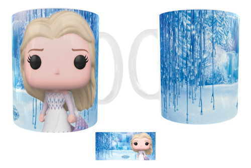 Taza Personalizada Frozen, Pueden Poner Su Nombre Y Foto