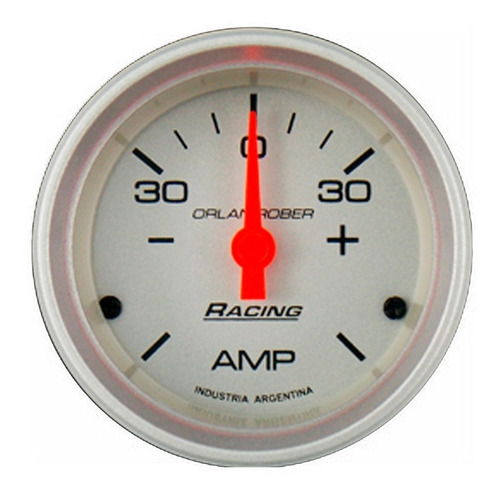 Imagen 1 de 3 de Reloj Amperimetro Racing 52mm -30/0/+30
