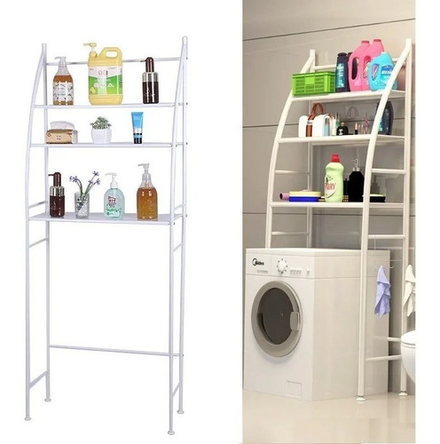 Estante De Lavadora Baño Lavanderia Organizador Multiusos