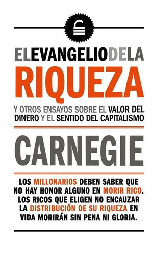 Libro Evangelio De La Riqueza, De Carnegie, Andrew. Editorial Biblok, Tapa Blanda En Español, 2022