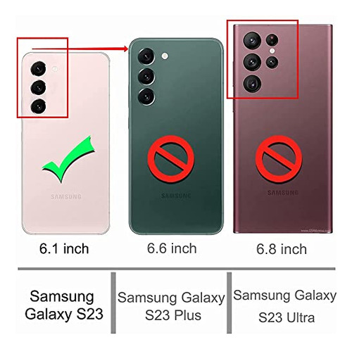 Funda Para Galaxy S23 R-azul 6.1 PuLG Piel Sintetica